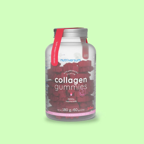 Collagen Gummies (Strawberry flavoured, 60 gummies)