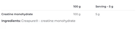 Creatine Monohydrate (Creapure®) Unflavored