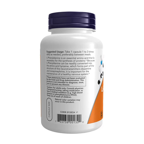 L-Phenylalanine 500 mg (120 Veg Capsules)