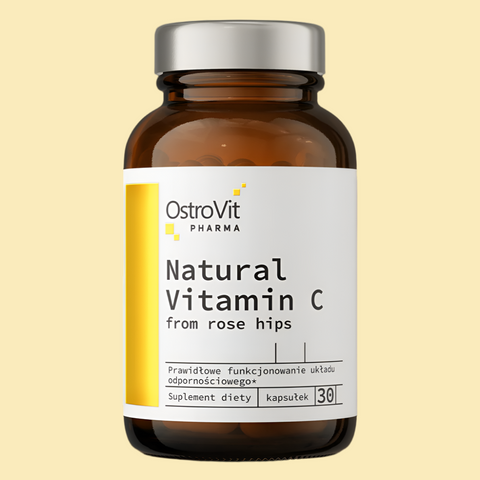 Pharma Natural Vitamin C from Rose Hips (30 capsules)