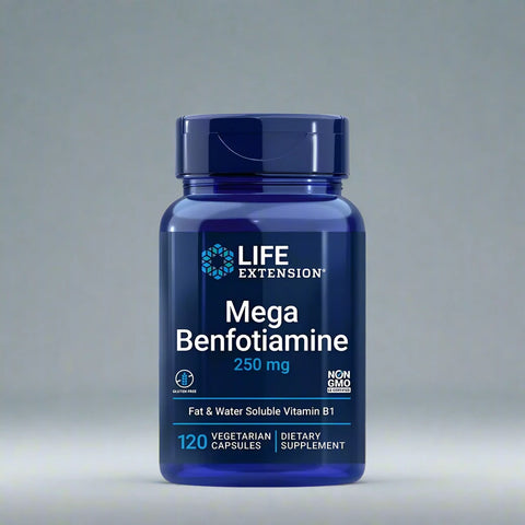 Mega Benfotiamine 250 mg (120 Veg Capsules)