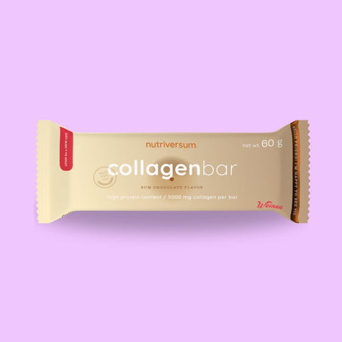 Sugar free Collagen Bar (Rum Chocolate flavour, 60g)