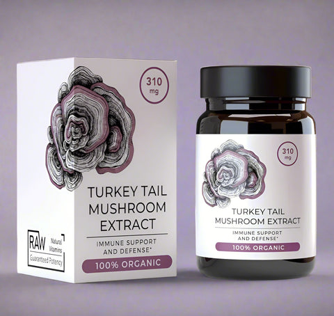 Turkey Tail Mushroom Extract, 30 capsules