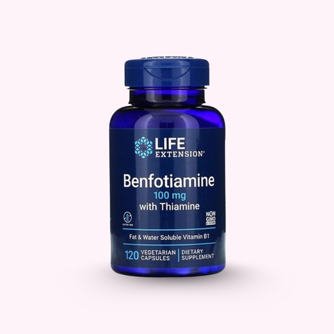 Benfotiamine with Thiamine (120 Veg Capsules)