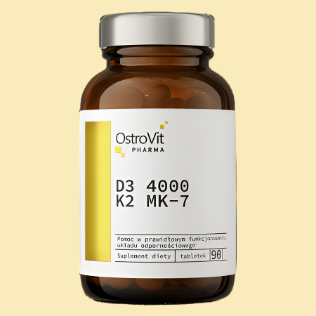 Pharma D3 4000 IU + K2 MK-7 (90 tablets)