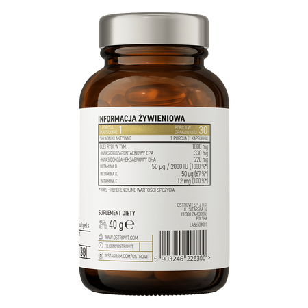 Pharma Elite Omega 3 D3 + K2 (30 caps)