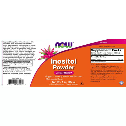 Inositol Powder Vegetarian (113g)