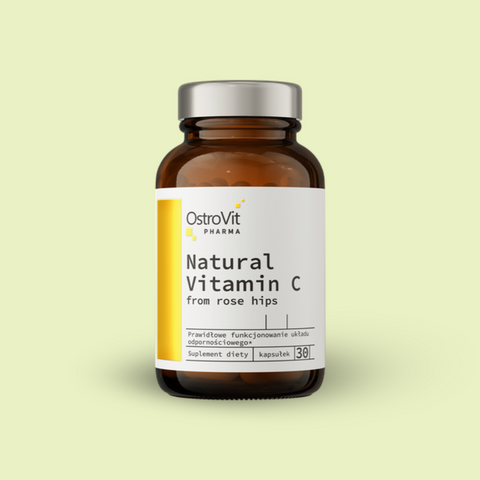 Pharma Natural Vitamin C from Rose Hips (30 capsules)