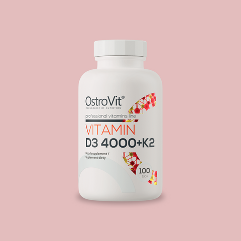 Vitamin D3 4000 IU + K2 (100 tablets)