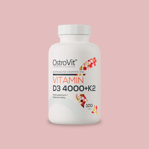 Vitamin D3 4000 IU + K2 (100 tablets)