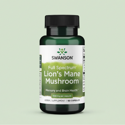 Swanson Lion's Mane Mushroom (60 Capsules)
