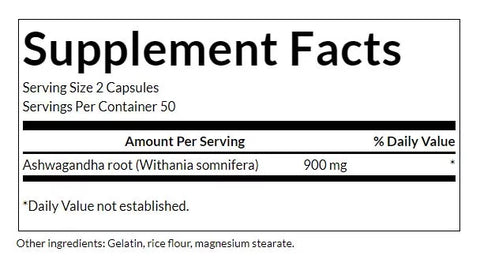 Ashwagandha (100 Capsules)