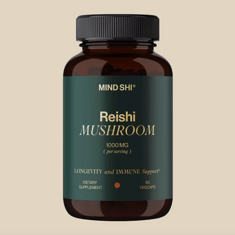 Reishi Mushroom 1000 mg - 60 Veg Capsules
