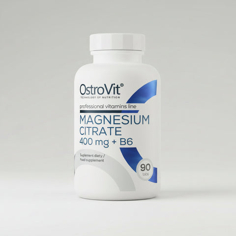 Magnesium Citrate 400 mg + B6 (90 Tablets)
