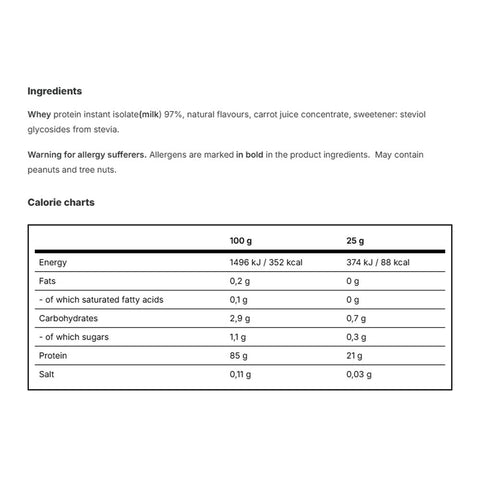 Clear Whey Isolate Protein (500 G)