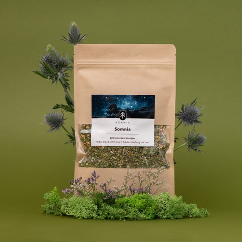 Somnia - mixture of herbs with hemp to support sleep