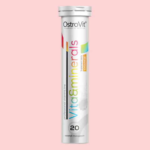 Vitamins and Minerals 20 effervescent tablets orange