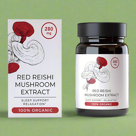 Red Reishi Mushroom Extract, 30 capsules