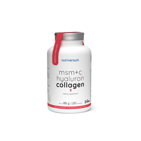 MSM+C Hyaluron Collagen (120 Capsules)
