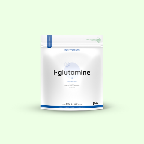 100% L-Γλουταμίνη (500 g, Χωρίς γεύση) 