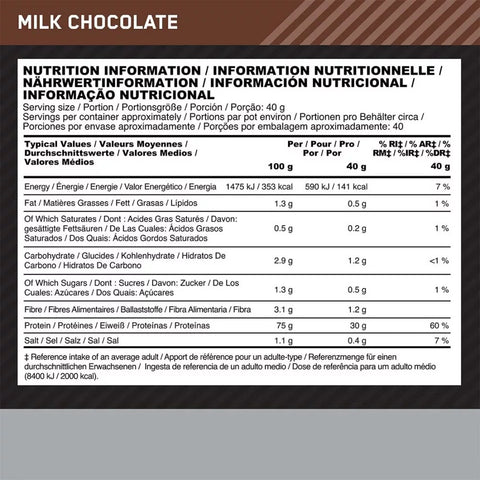 Platinum Hydrowhey Protein (1.6 kg, Milk Chocolate)