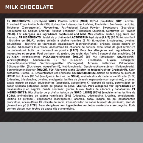 Platinum Hydrowhey Protein (1.6 kg, Milk Chocolate)